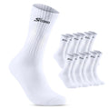 Premium Sportsocken Herren & Damen – Atmungsaktive Baumwollsocken Weiß – 3 Paar